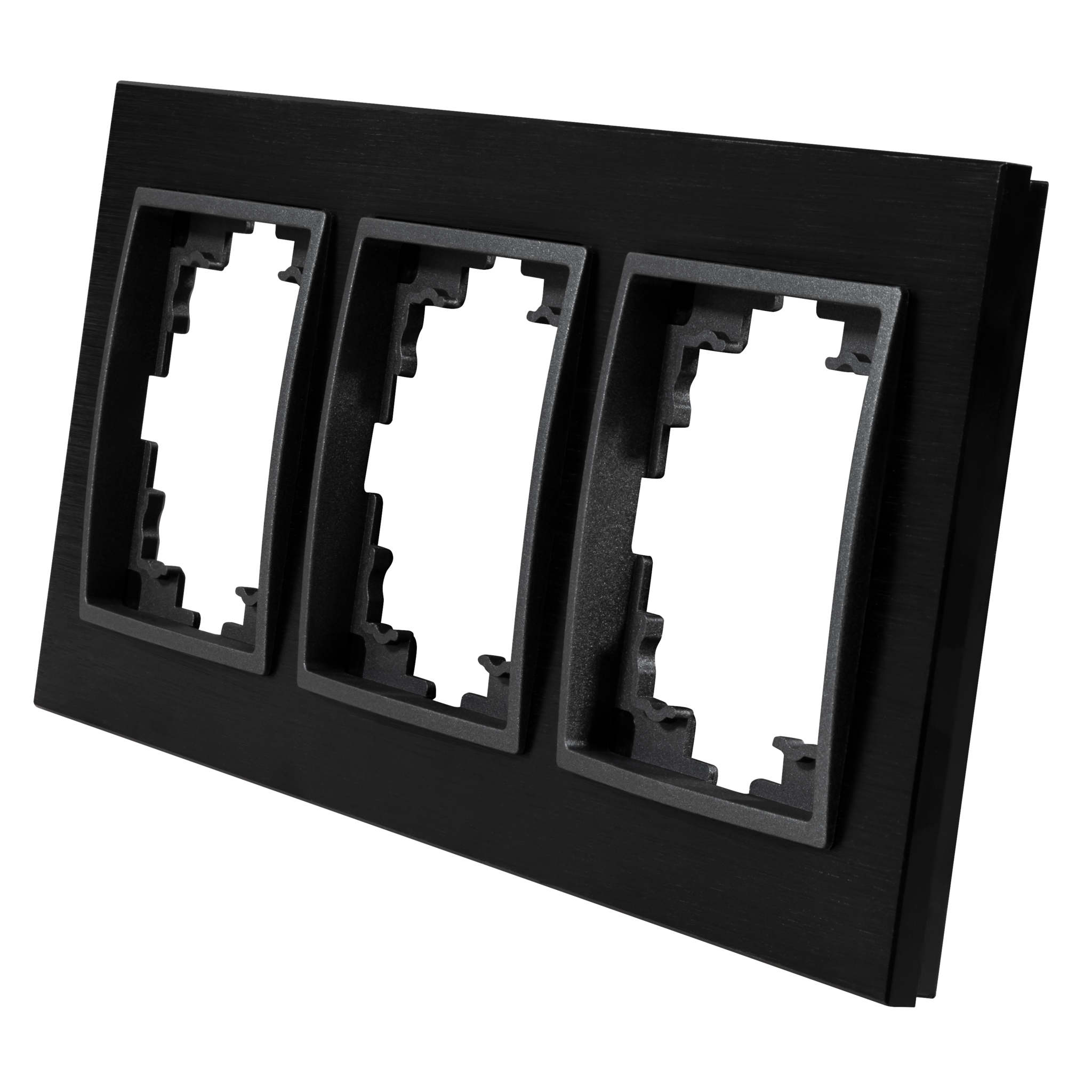 Rahmen McPower ''Flair'', 3-fach, schwarzes Aluminium