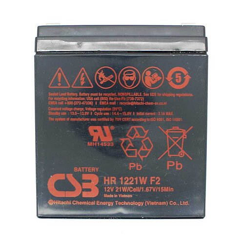 CSB HR1221W 12V 21W Faston 6,3mm