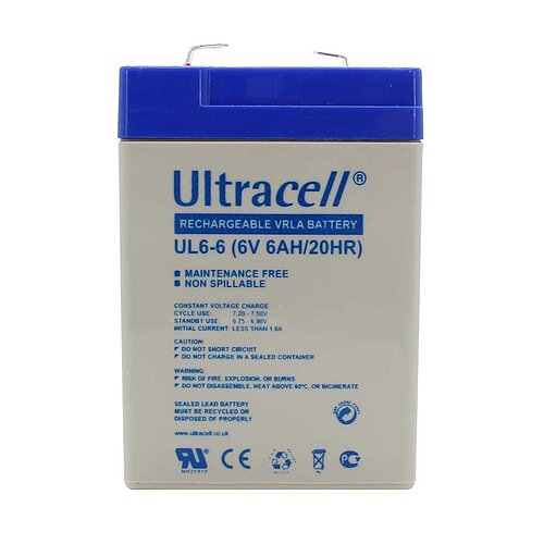 Ultracell UL6-6 6V 6Ah