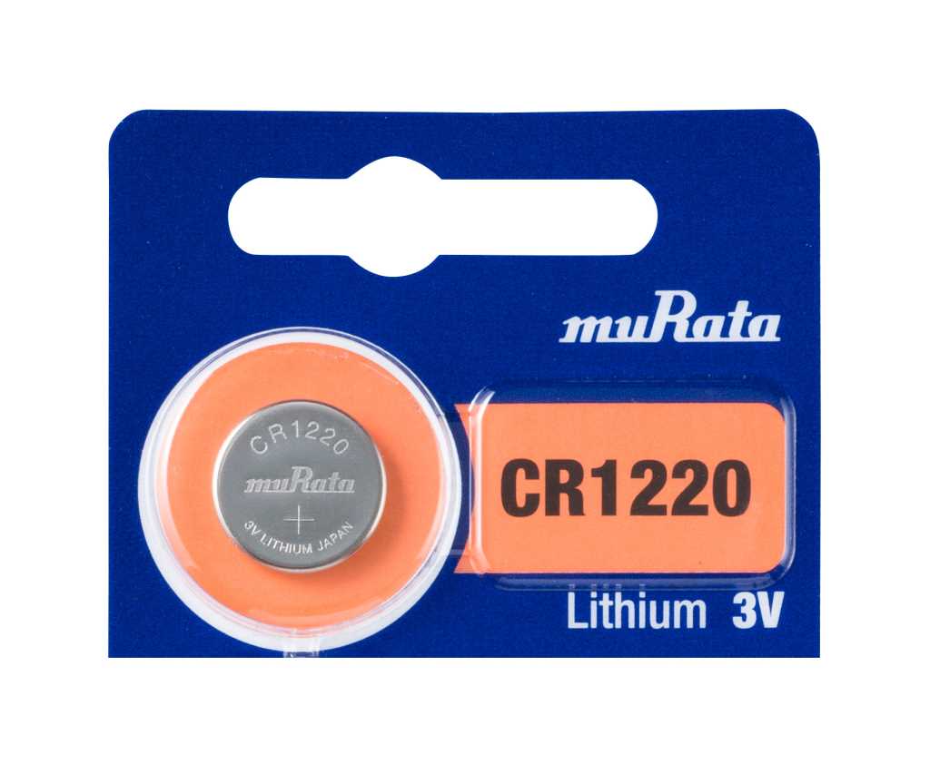 Murata eh. Sony CR1220 Lithium Knopfzelle 3V - 5 Batterien - 1 x 5er Streifen