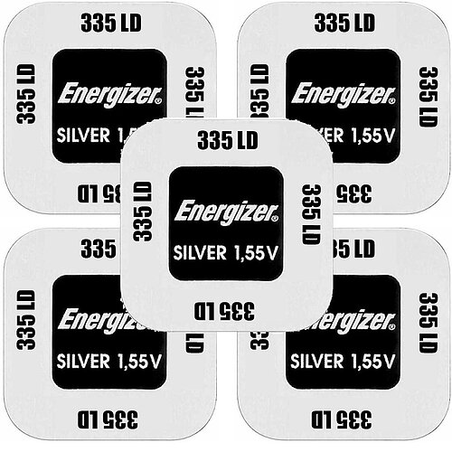 5x Energizer SR512SW 335 Silberoxid Batterie 1,55V 