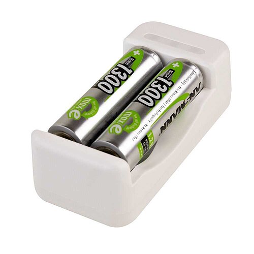 Ansmann Basic II inkl. 2x AA 1300mAh 1001-0119-01