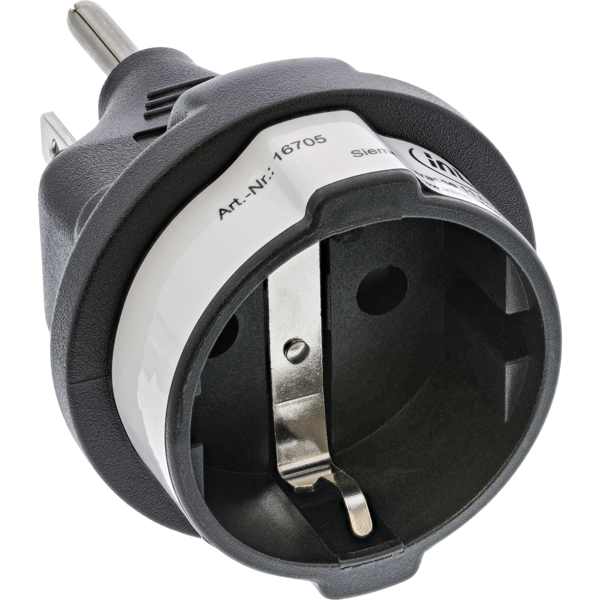 Inline® Reiseadapter, USA Stecker auf Schutzkontakt Buchse