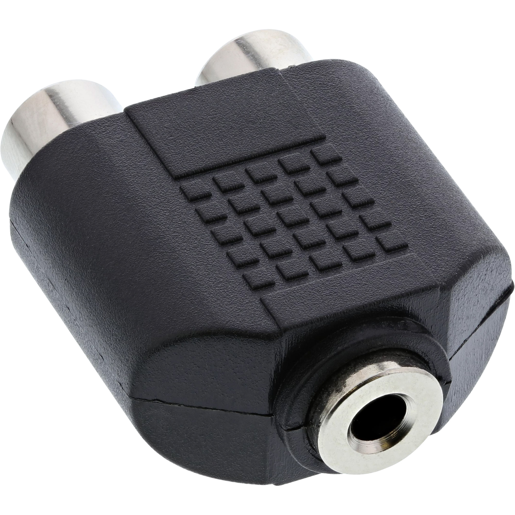 Inline® Audio Adapter, 3,5mm Klinke Buchse Stereo an 2x Cinch Buchse