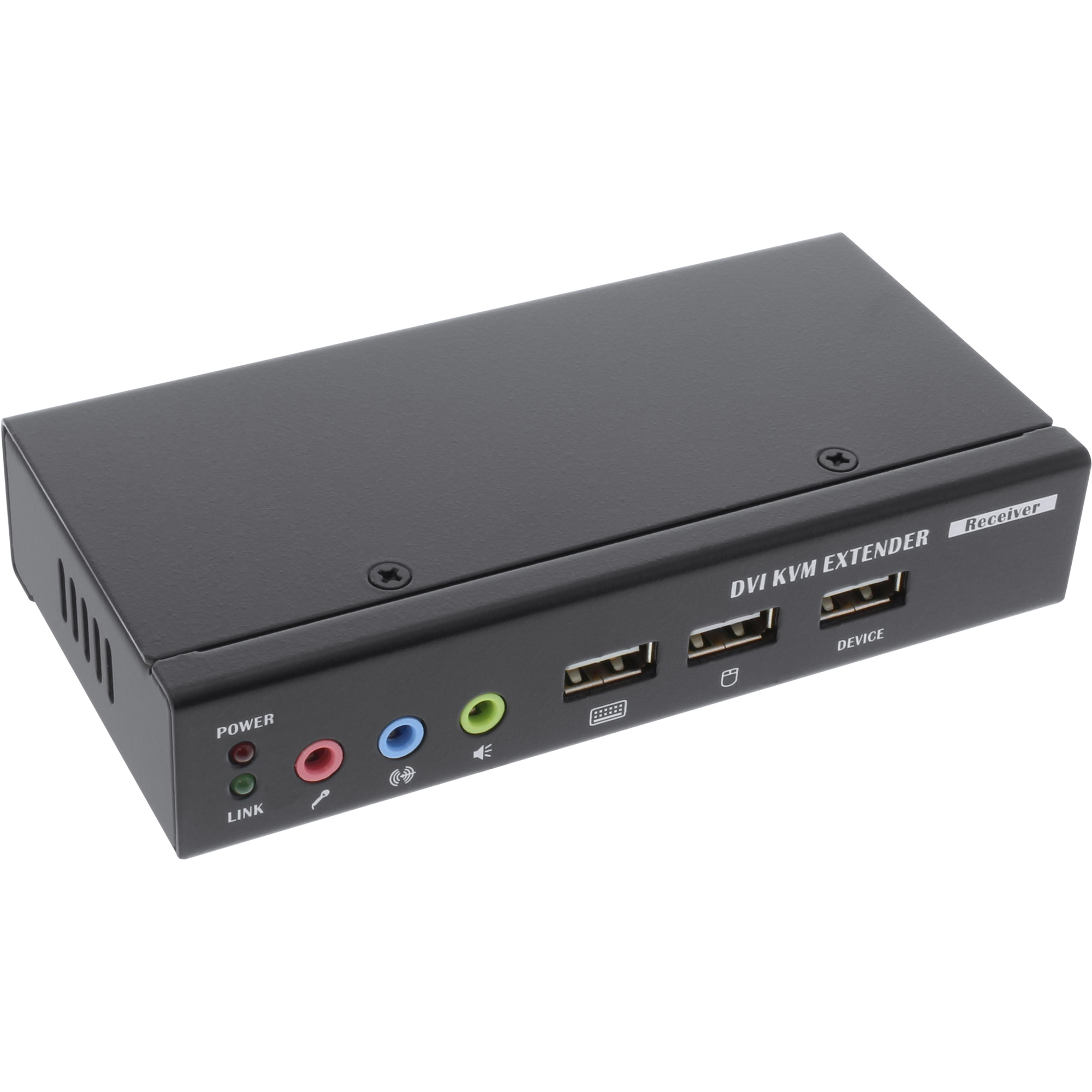 InLine DVI USB KVM Extender, Verlängerung über UTP, mit Audio, bis 50m