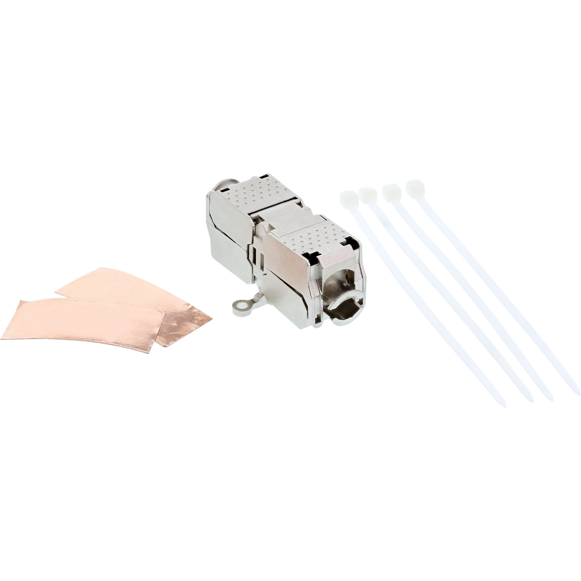 Inline® Kabelverbinder Cat.6A, mit LSA-Technik, geschirmt