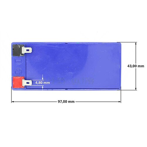 Ultracell UL1.3-12 12V 1,3Ah ABUS BT2012 VdS-Akkumulator, ABUS TERXON