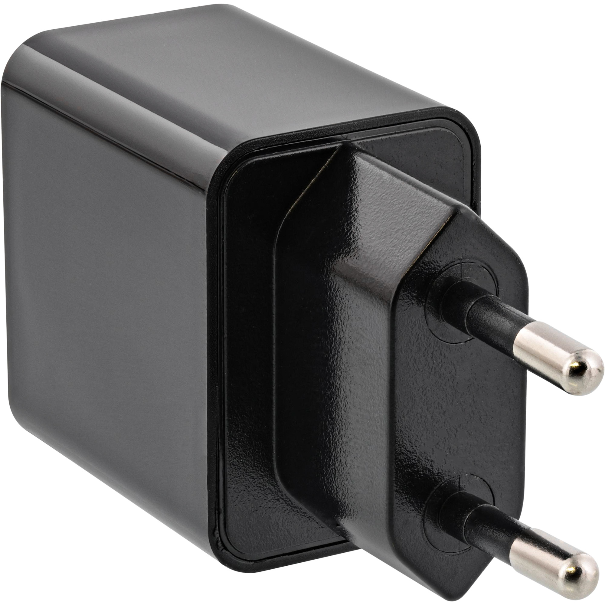 Inline® USB Ladegerät Single, Netzteil, 100-240V zu 5V/2,5A, schwarz