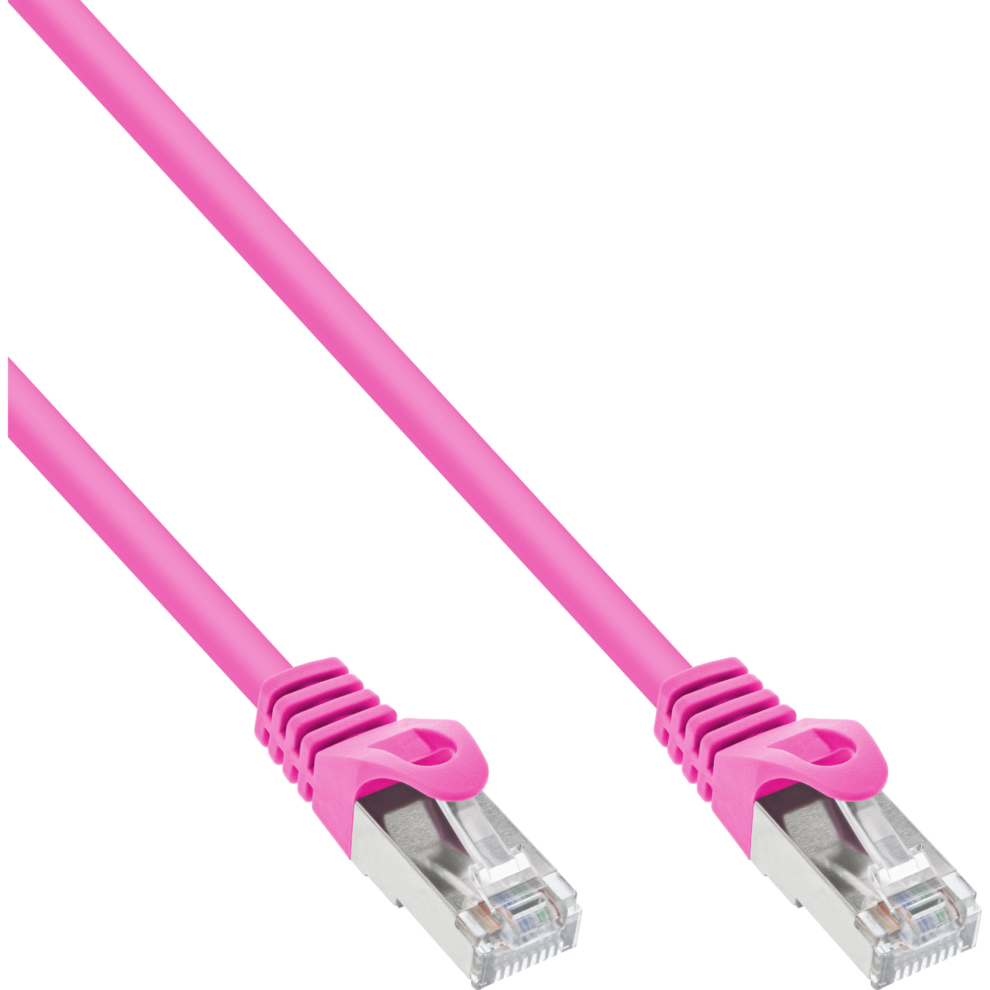Inline® Patchkabel, SF/UTP, Cat.5e, pink, 20m