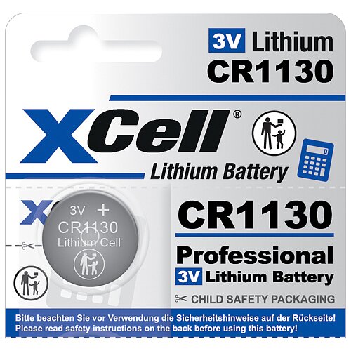 XCell CR1130 Lithium Knopfzelle 3V 