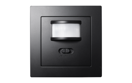 Unterputz IR Bewegungsmelder McPower ''Flair'' 160°, 750W ,LED geeignet, matt schwarz