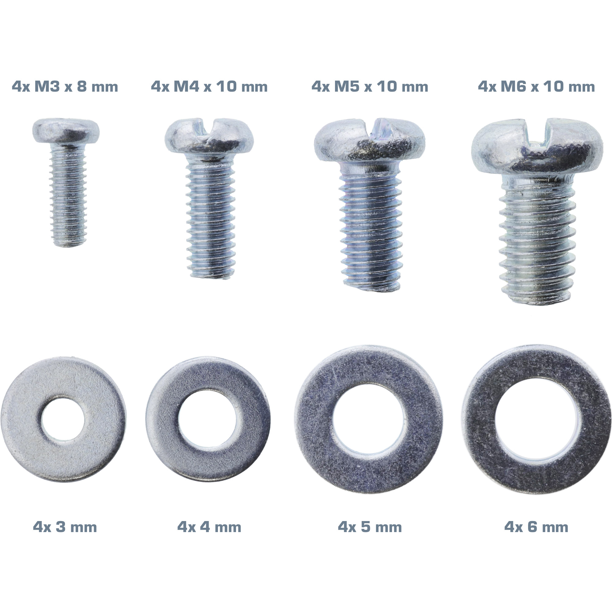 Inline® Schraubenset 32-teilig für Beamer-Halterungen