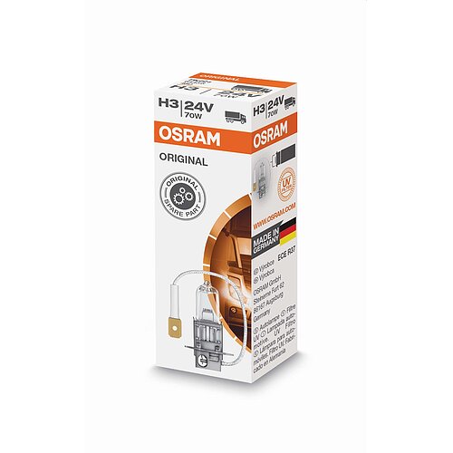 OSRAM H3 24V 70W PK22s Original Faltschachtel