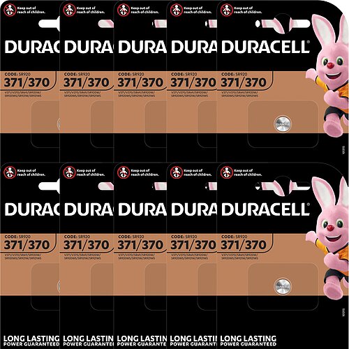 SR69 371 / 370 MultiDrain Silberoxid Batterie Duracell 1,55 V - 10er Verpackung