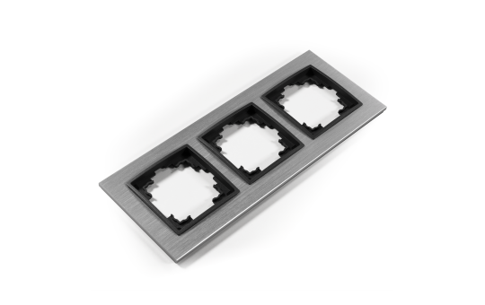 Rahmen McPower ''Flair'', 3-fach, silbernes Aluminium