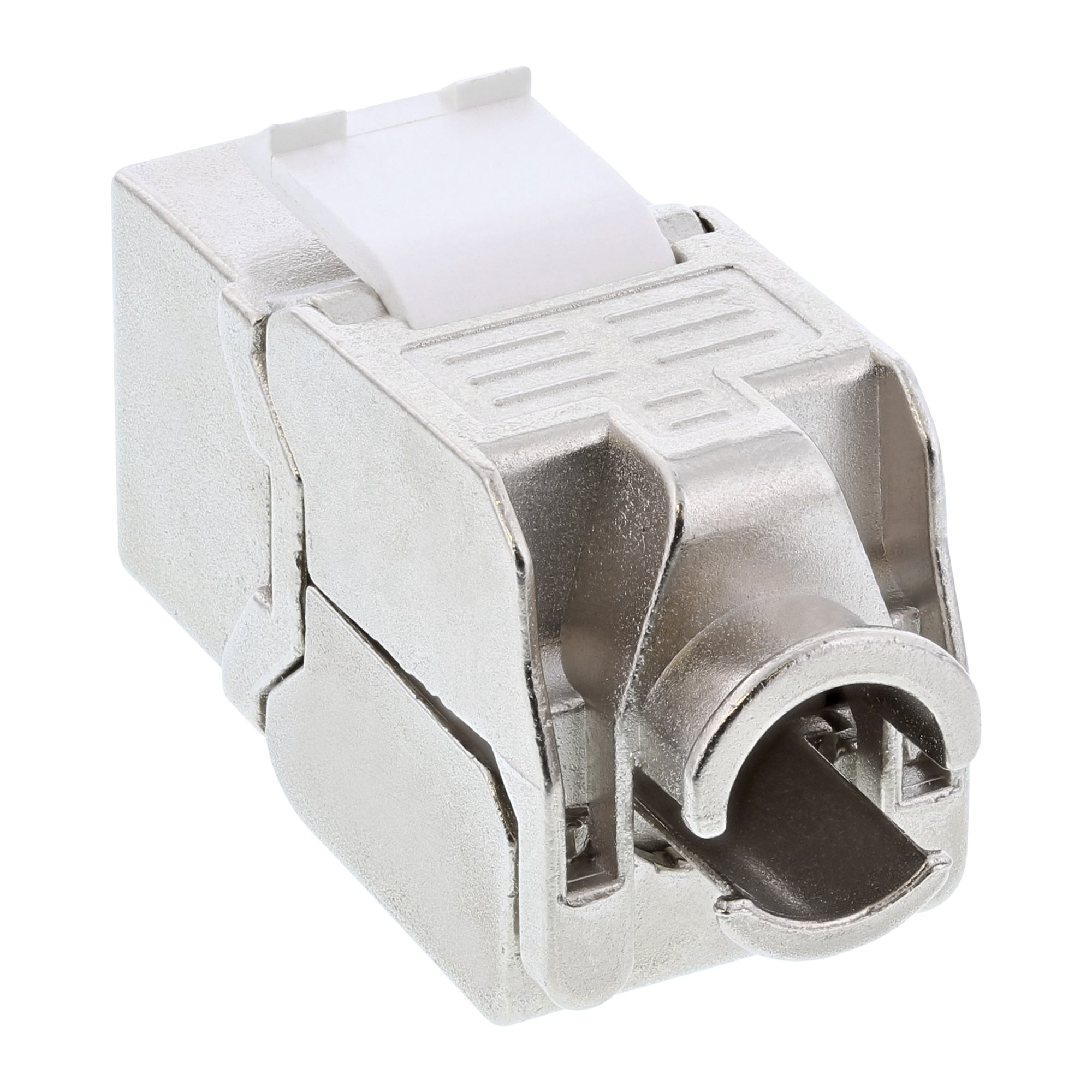 Inline® Keystone RJ45 Buchse / LSA Einsatz, SNAP-In, Cat.6a, schmale Bauform