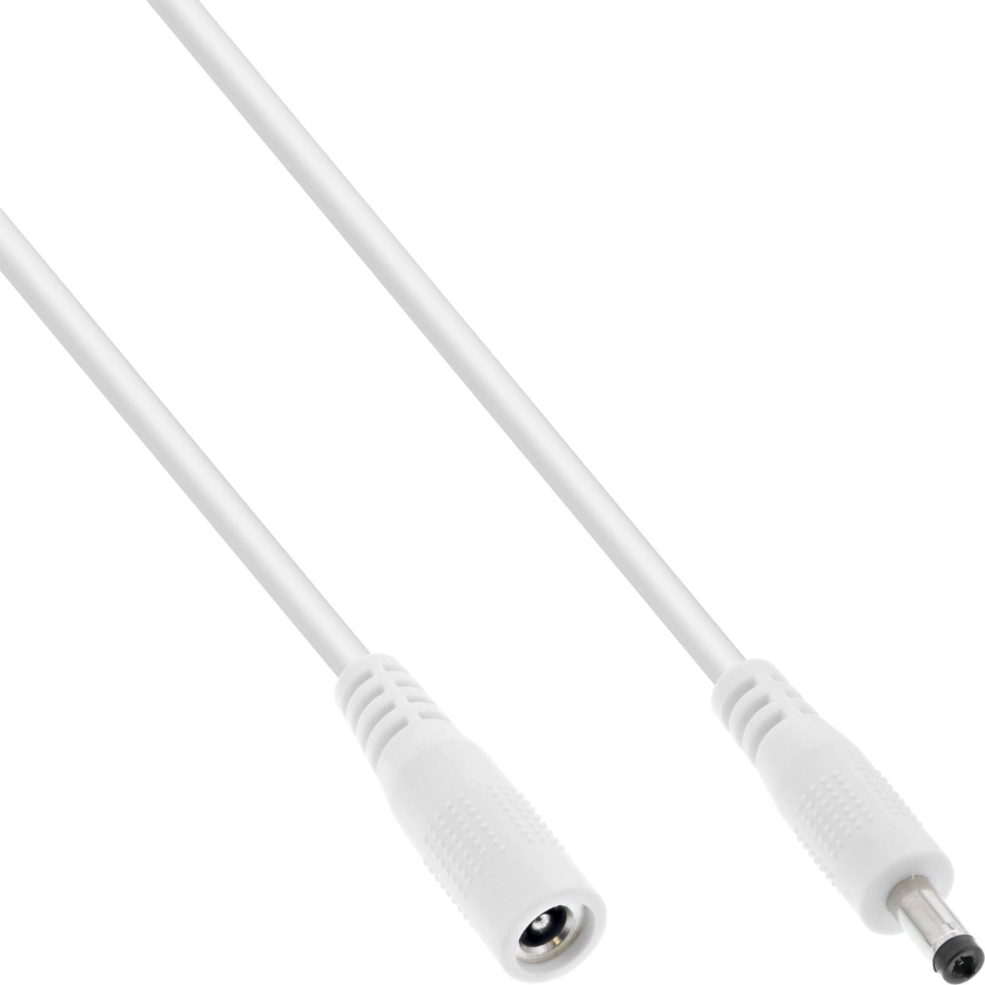 Inline® VerLängerungskabel, DC Stecker 4,0x1,7mm, weiß, 1m