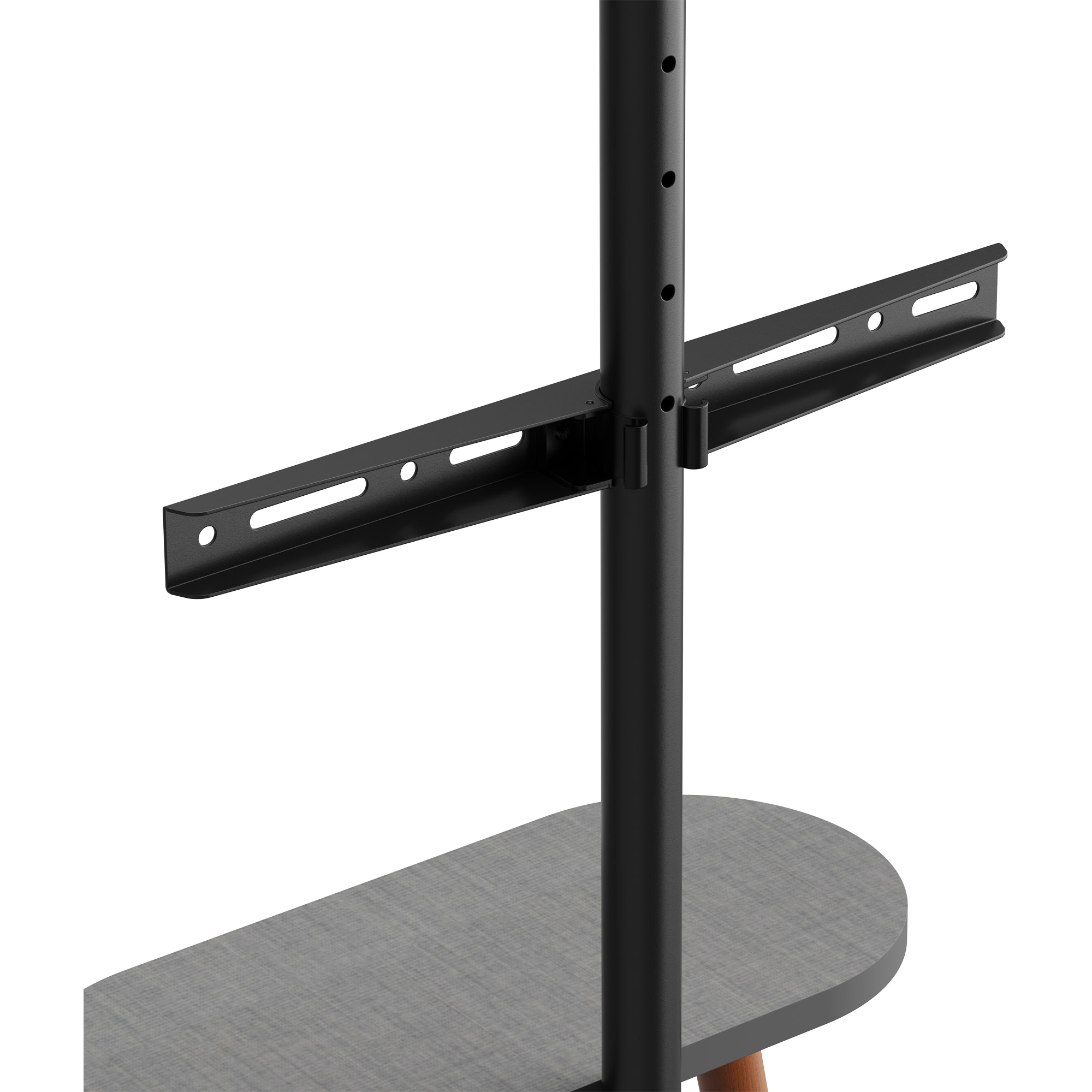InLine® woodstand II, TV-Standfuß mit Ablage, Dreibein, 43"-65" (110-165cm) InLine® woodstand II, TV-Standfuß mit Ablage, Dreibein, 43"-65" (110-165cm)