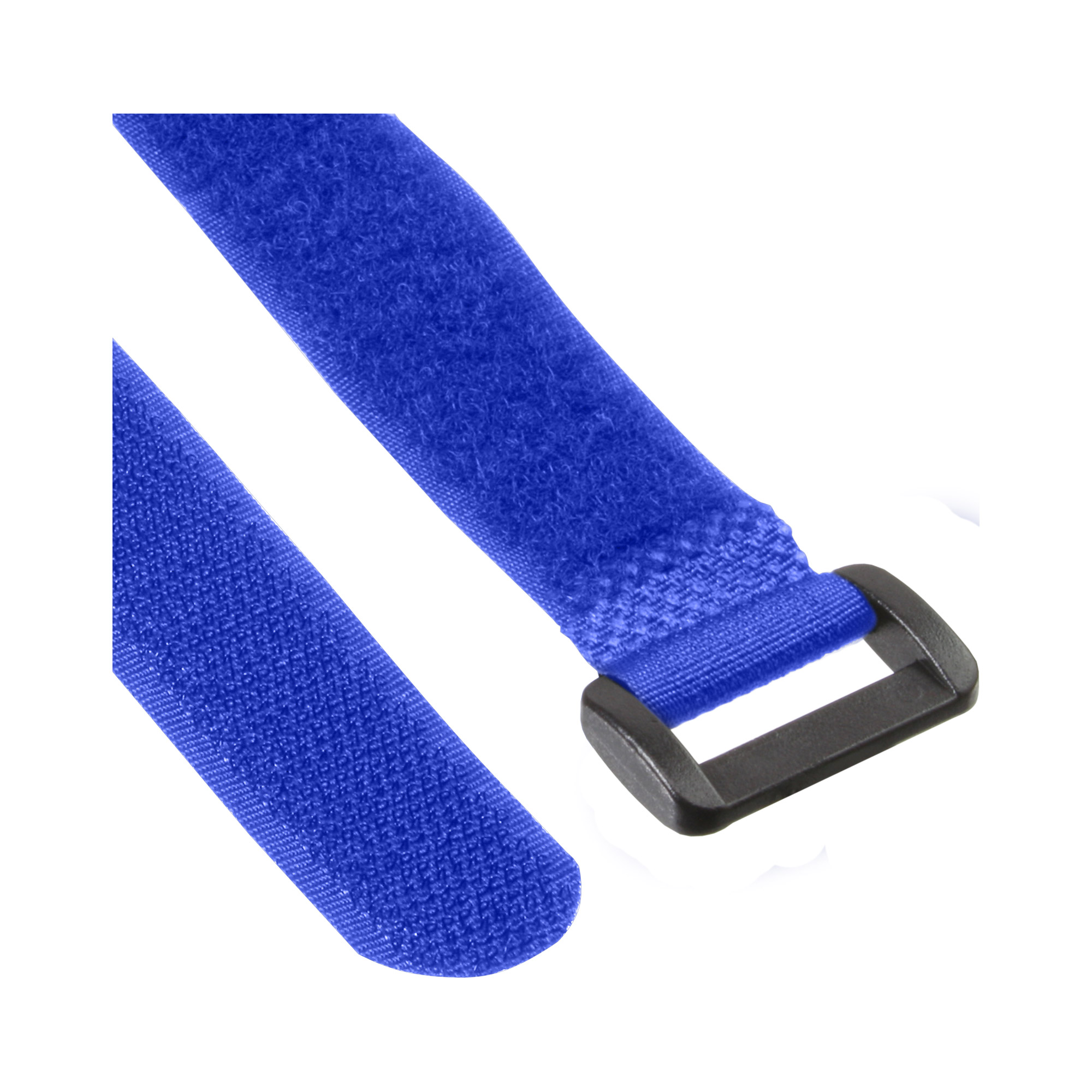 Inline® Klettschlaufen 20x400mm, 10er, blau