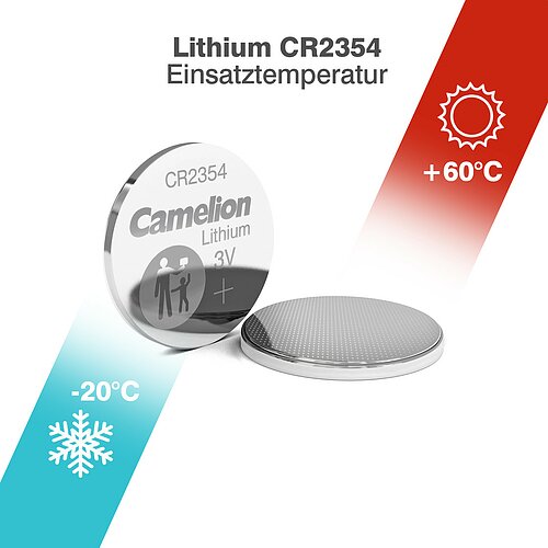 Camelion CR2354 Lithium Knopfzelle ohne Absatz 1er Verpackung Camelion CR2354 Lithium Knopfzelle ohne Absatz 1er Verpackung
