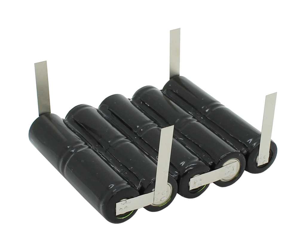 Akkupack NiMH 12V 750mAh L5x2 GP75AAH mit Lötfahnen zum Selbsteinbau ersetzt VRI GmbH 75203 510 512