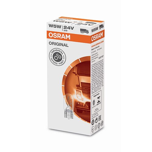 W5W 24V 5W W2.19.5d Original Faltschachtel OSRAM
