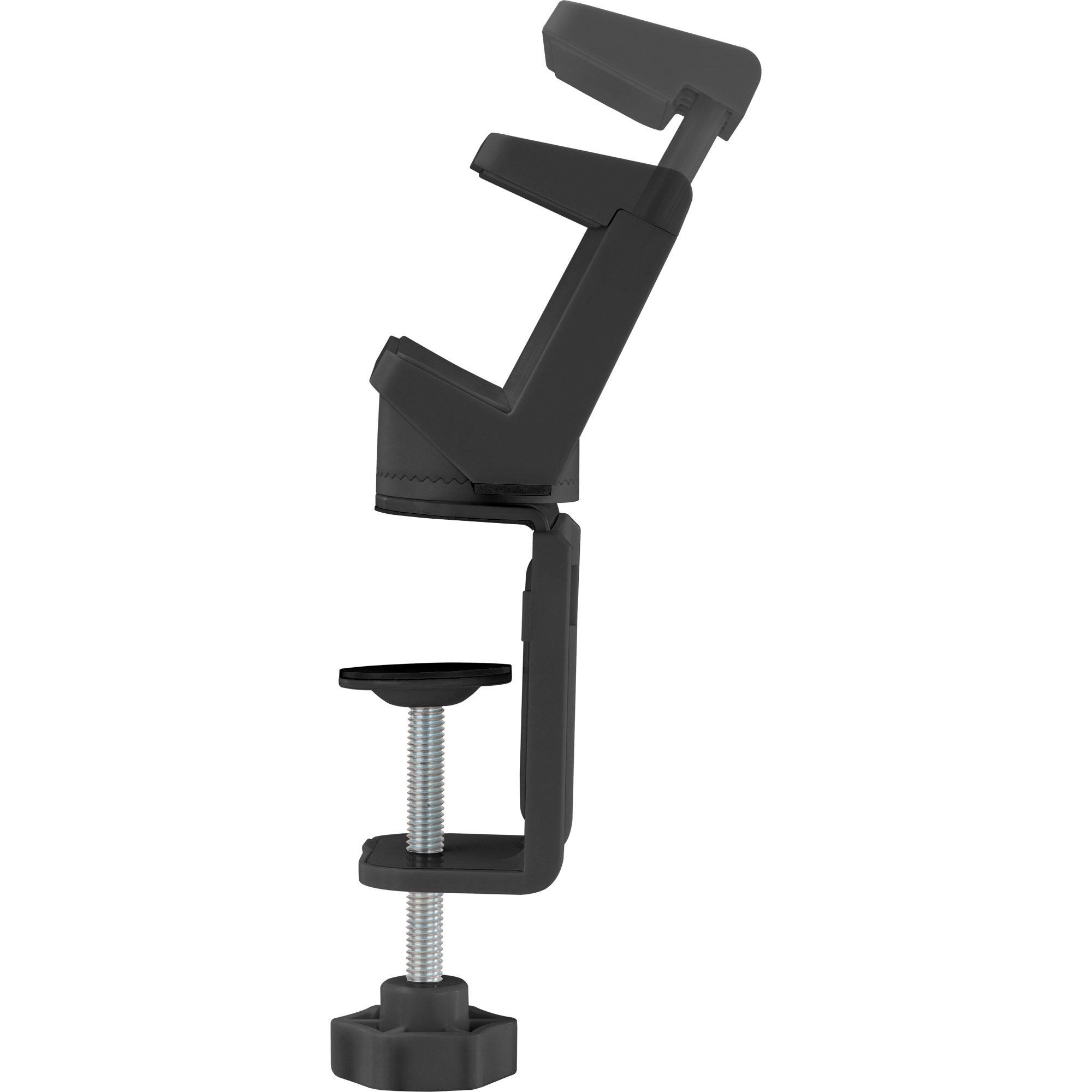 Inline® Tischklemme für Steckdosenleiste, drehbar, Schraubklemme, schwarz