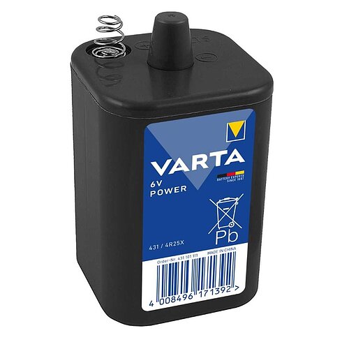 Varta 431 Spezialbatterien Zink Kohle Batterie - 4R25X 6V