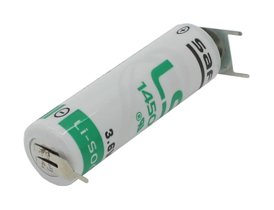 Saft Lithium LS14500 AA 3,6V mit Printanschluß ++- Saft Lithium LS14500 AA 3,6V mit Printanschluß ++-