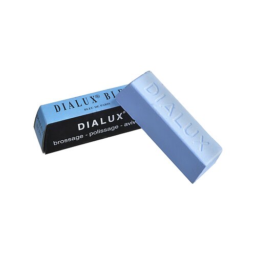 Dialux Polierpaste Blau bleu ca.100g Pastenriegel - für alle Metalle zum Hochglanzpolieren