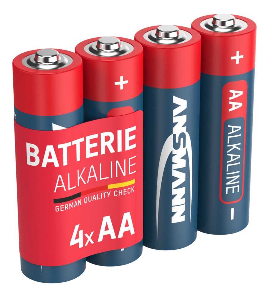 Ansmann Red AA Mignon LR6 Alkaline Batterien - 4er Verpackung Ansmann Red AA Mignon LR6 Alkaline Batterien - 4er Verpackung