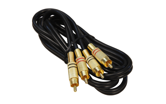 High-End Cinch-Kabel ''RCA-Gold'' 1,5 m