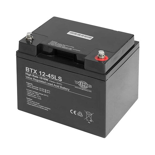 Wing BTX12-45LS 12V 47Ah high rate hochstromfähig Wing BTX12-45LS 12V 47Ah high rate hochstromfähig