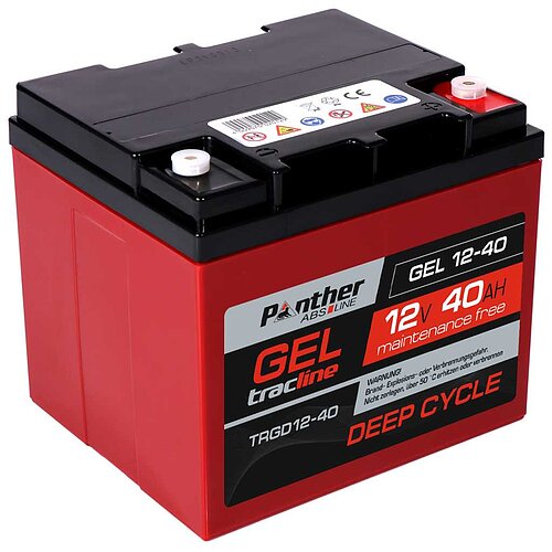 Panther tracline Gel Deep Cycle 12V 40Ah Panther tracline Gel Deep Cycle 12V 40Ah
