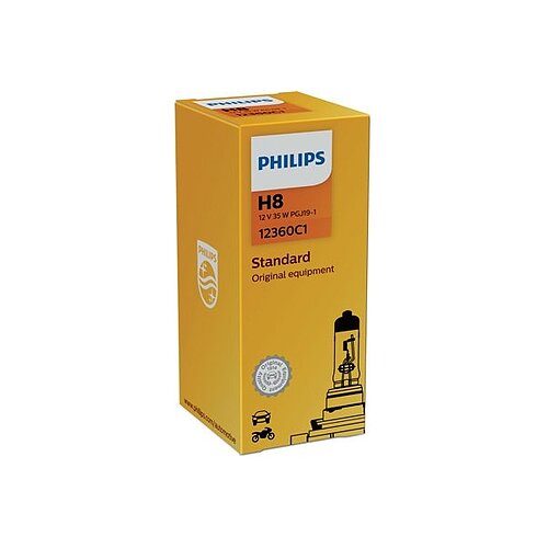 Philips H8 12V 35W PGJ19-1 Standard Original Equipment 1 Stück