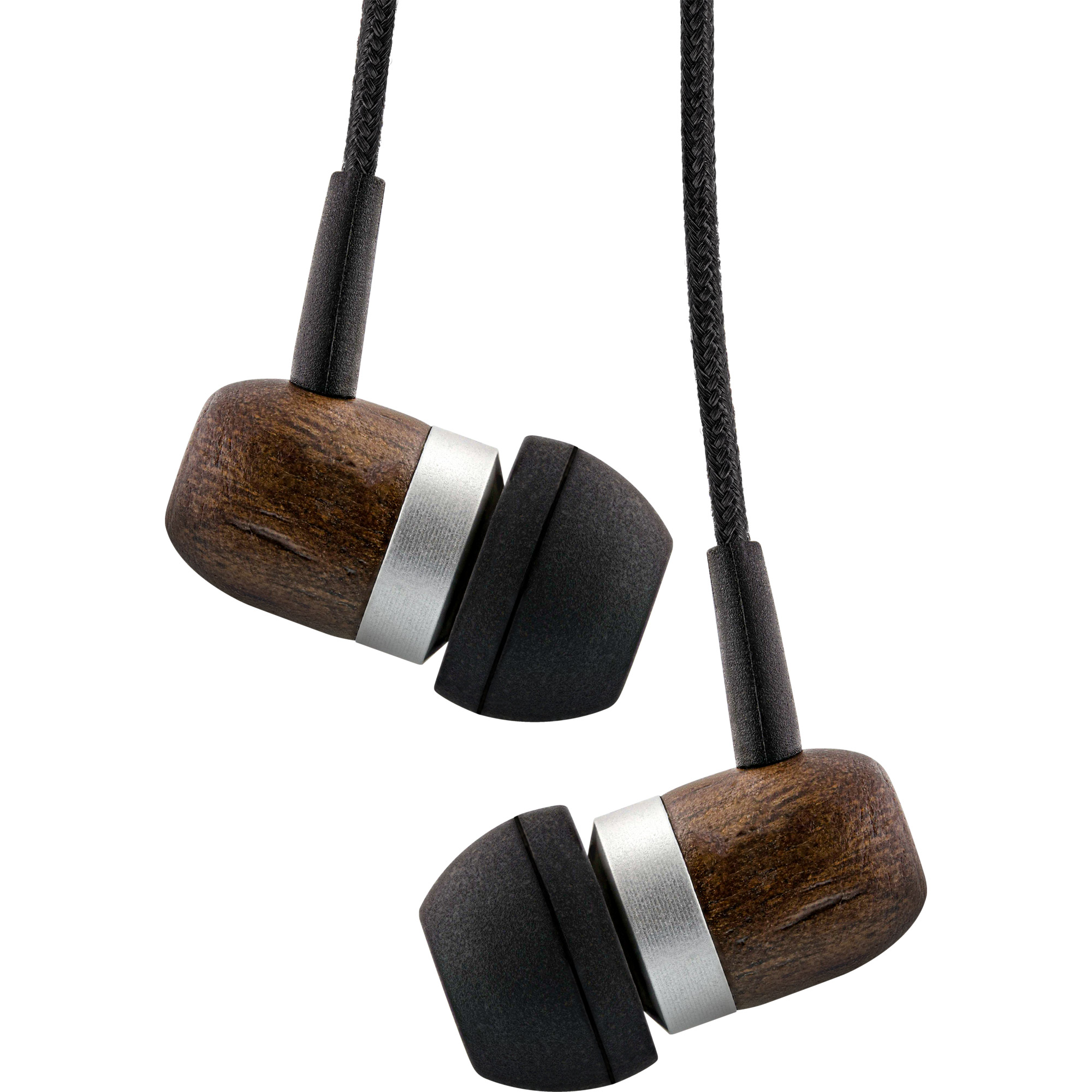 Inline® woodin-ear, In-Ear Headset mit Kabelmikrofon und Funktionstaste, Walnuss Inline® woodin-ear, In-Ear Headset mit Kabelmikrofon und Funktionstaste, Walnuss