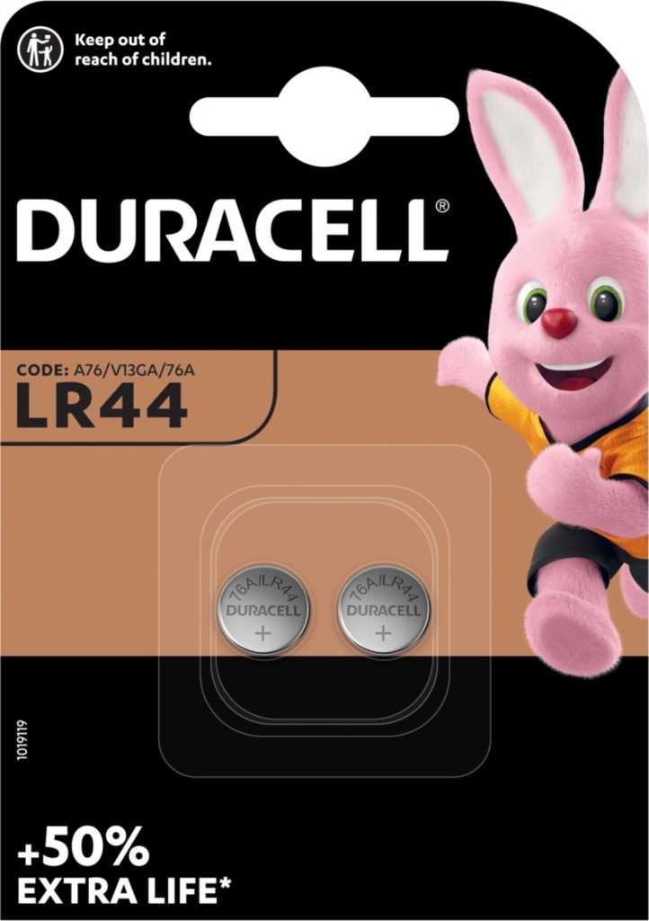 2 x Duracell LR44 13GA LR1154 357 1.5V Alkaline Knopfzelle