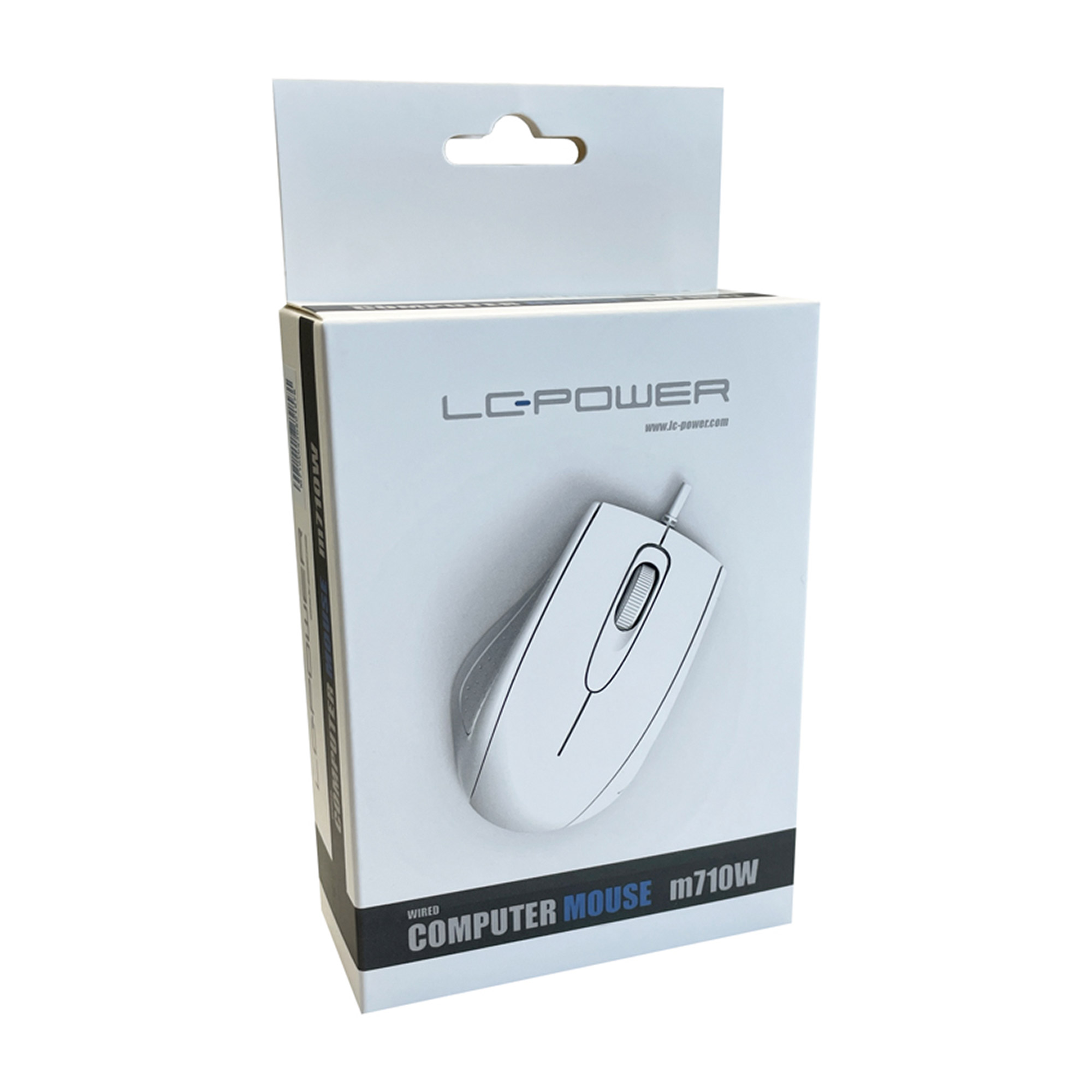 LC-Power LC-m710W, optische USB-Maus, 800dpi, weiß LC-Power LC-m710W, optische USB-Maus, 800dpi, weiß