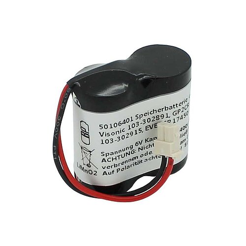 Speicherbatterie 6V ersetzt Visonic 103-302891, GP2CR123A-C, 103-302915, EVE2CR17450-C Speicherbatterie 6V ersetzt Visonic 103-302891, GP2CR123A-C, 103-302915, EVE2CR17450-C