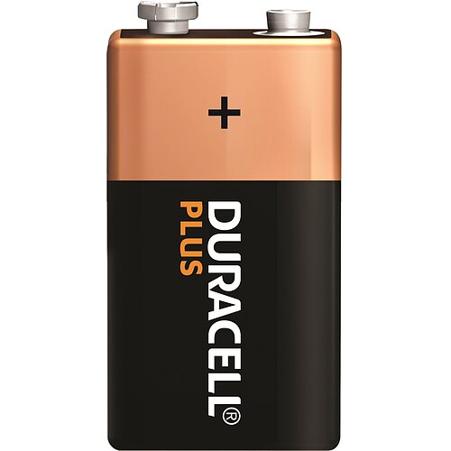 4x Duracell Plus 9V Block 6LR61 Alkaline Batterie