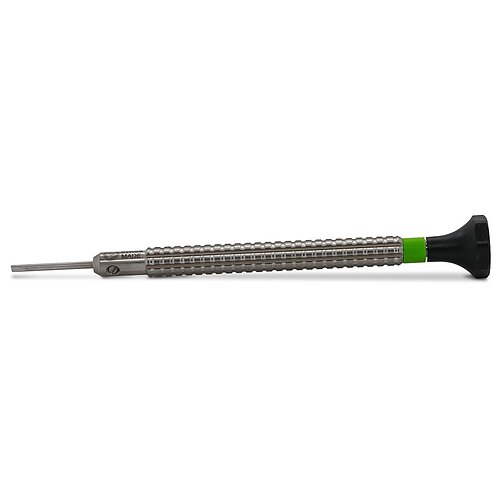 Bergeon - Uhrmacher Schraubendreher 7965-090 Schlitz 0,9mm Hellgrün
