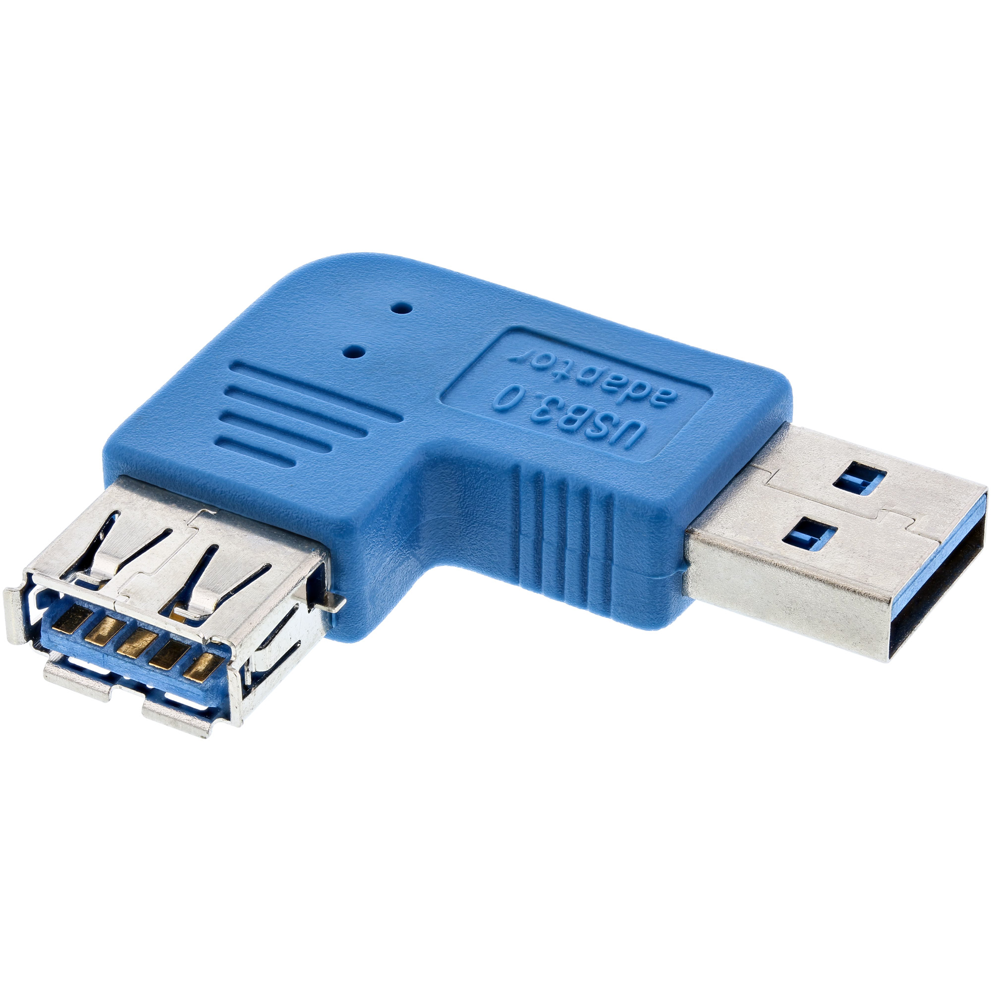 Inline® USB 3.0 Adapter, Stecker A auf Buchse A, links gewinkelt 90° Inline® USB 3.0 Adapter, Stecker A auf Buchse A, links gewinkelt 90°