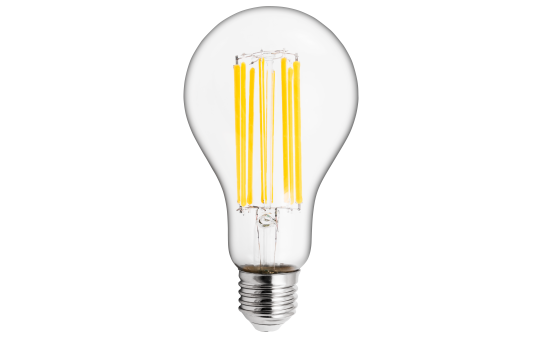 LED Filament Glühlampe McShine ''Filed'', E27, 18W, 2500lm, warmweiß, klar