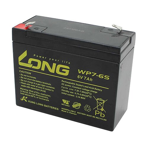 Kung Long WP7-6S 6V 7Ah Kung Long WP7-6S 6V 7Ah
