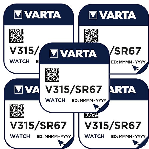 5x Varta SR716SW SR67 315 Silberoxid Batterie Varta 1,55 V