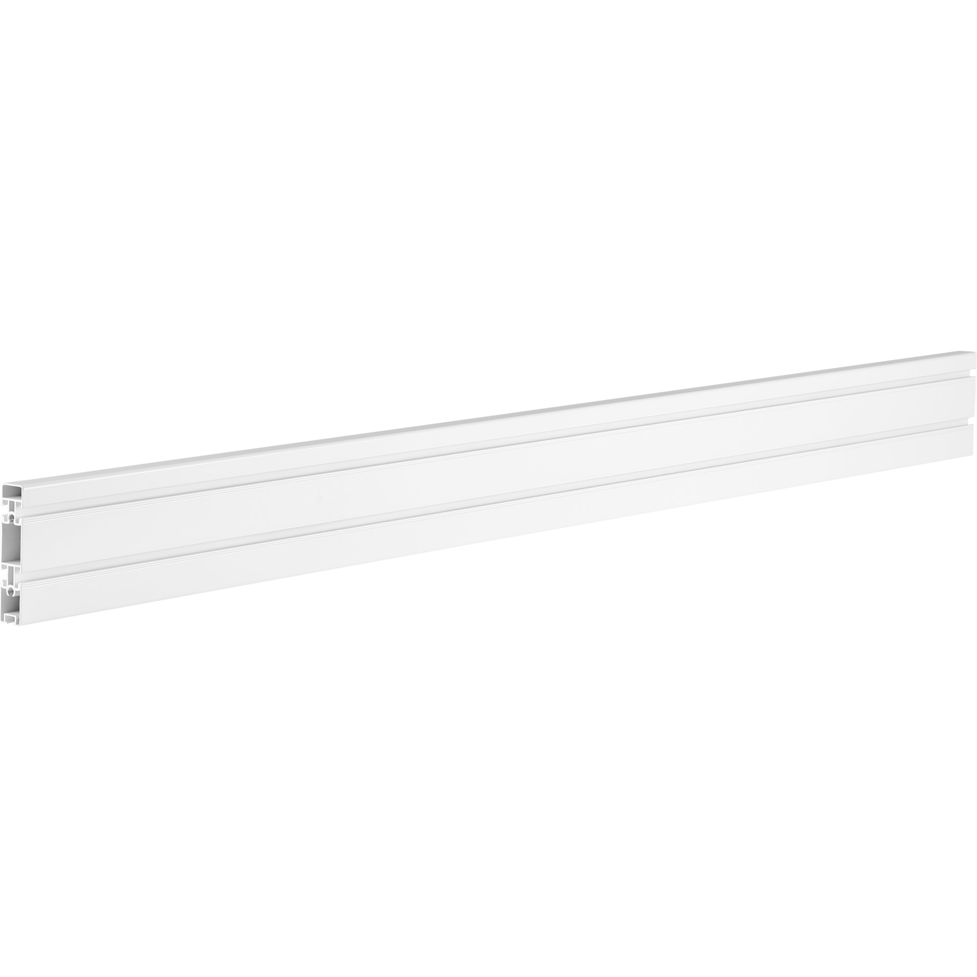 Inline® Slatwall Panel Aluminium, für Wandhalterung, weiß, 1,2m