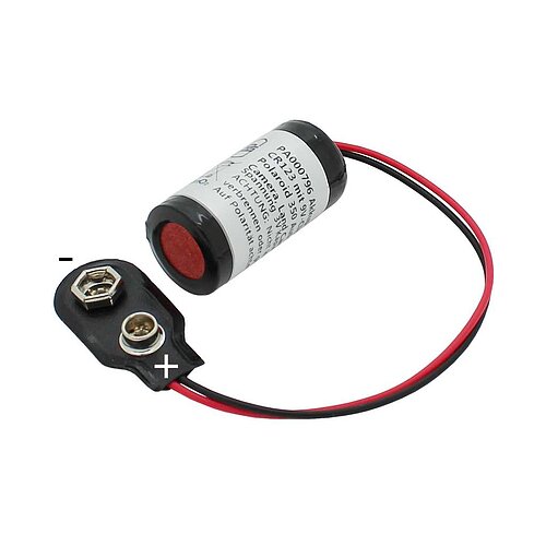 Batteriepack LiMnO2 3V CR123 mit 9V-Clip passend für Polaroid 350 Automatic Land Camera, Land Camera 360