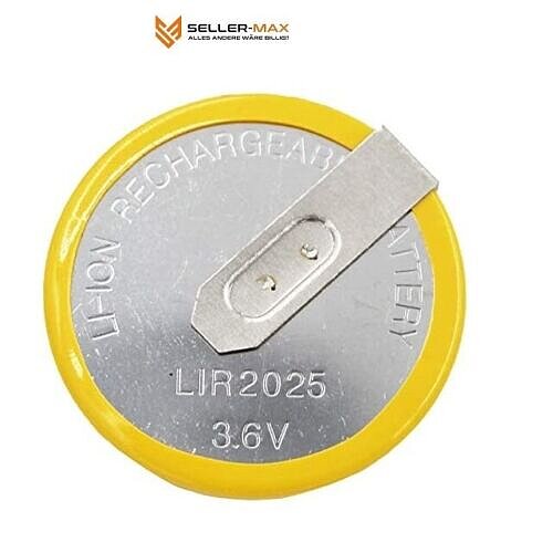 Knopfzellen Akku VL2025 LIR2025 3,6V - 2er Print