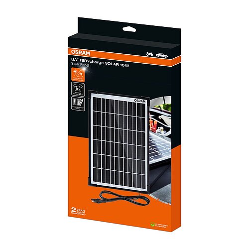 BATTERYcharge SOLAR 10W bis zu 0,56A (18V) 1st. OSRAM