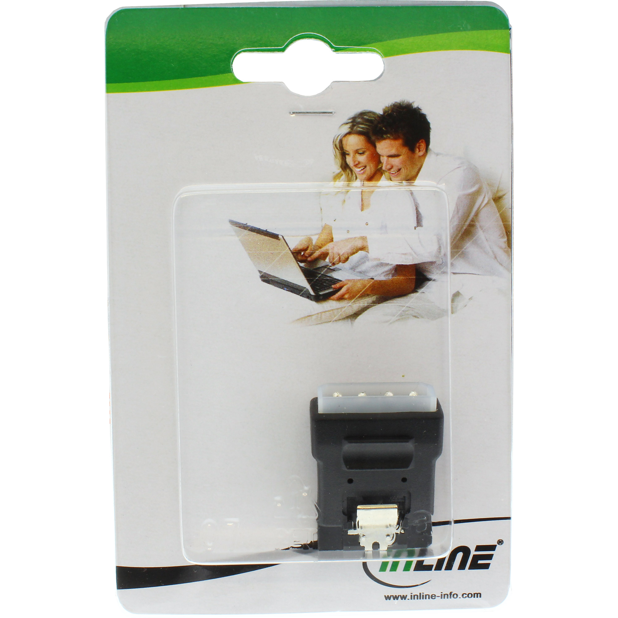 Inline® eSATA auf SATA Adapter, eSATA Stecker an SATA Buchse